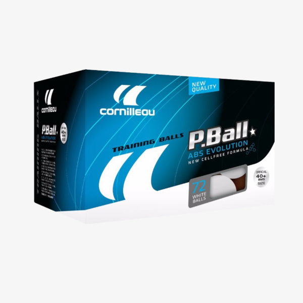 Balles de Tennis de table CORNILLEAU P-BALL ABS EVOLUTION 1* x72