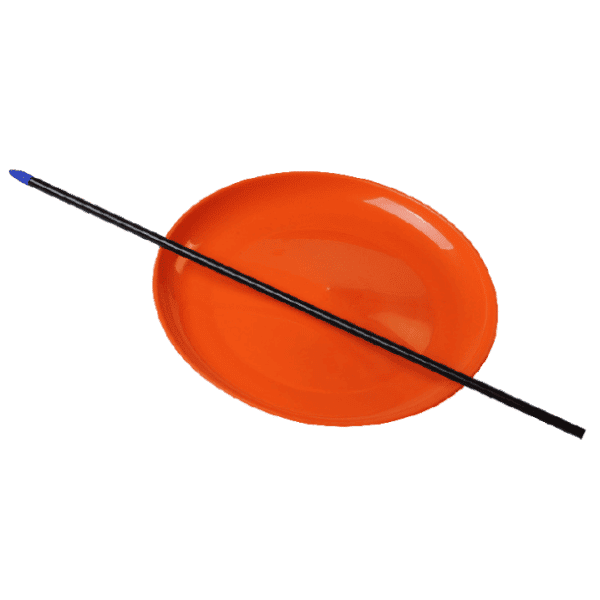Assiette de jonglerie avec bâton en PVC