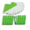 Lot de 10 balises orientation O' Couleurs 15x15cm + 10 pinces (ORIENTSPORT)