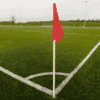 Jeu de 4 poteaux de corner rigides