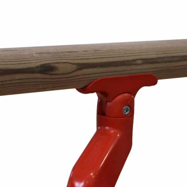 Barres parallèles "compact" avec piétement repliable et chariots de déplacement GYMNOVA – Image 4