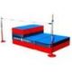 Sautoir de saut en hauteur repliable en 3 parties DIMASPORT